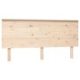 Cabecero de cama madera maciza de pino 164x6x82,5 cm de , Cabeceros y pies de cama - Ref: Foro24-819180, Precio: 53,99 €, Des...