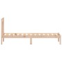 Estructura de cama individual pequeña madera maciza 75x190 cm de , Camas y somieres - Ref: Foro24-3100549, Precio: 85,55 €, D...