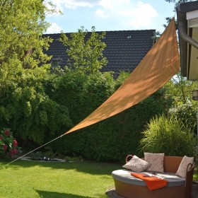 HI Beige triangular sail awning 3.6x3.6x3.6 m by HI, Umbrellas - Ref: Foro24-423917, Price: 24,39 €, Discount: %