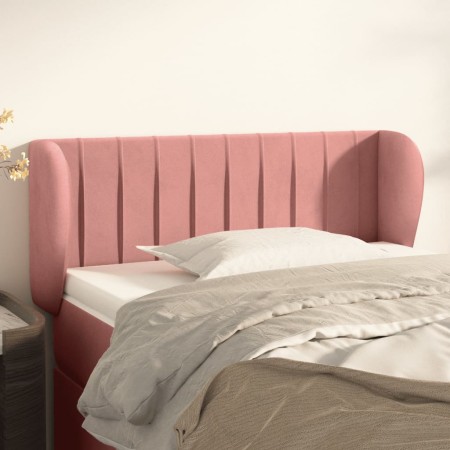 Pink velvet headboard 83x23x78/88 cm by , Headboards and footboards - Ref: Foro24-3117417, Price: 44,09 €, Discount: %