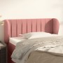 Pink velvet headboard 83x23x78/88 cm by , Headboards and footboards - Ref: Foro24-3117417, Price: 44,09 €, Discount: %