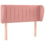 Pink velvet headboard 83x23x78/88 cm by , Headboards and footboards - Ref: Foro24-3117417, Price: 44,09 €, Discount: %