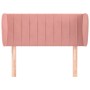 Pink velvet headboard 83x23x78/88 cm by , Headboards and footboards - Ref: Foro24-3117417, Price: 44,09 €, Discount: %