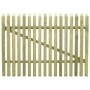 Garden gate made of impregnated pine wood stakes 100x75 cm by vidaXL, garden gates - Ref: Foro24-45139, Price: 55,99 €, Disco...