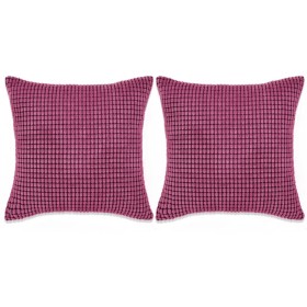 Cojines de terciopelo 45x45 cm rosa 2 unidades de vidaXL, Cojines - Ref: Foro24-132909, Precio: 26,99 €, Descuento: %