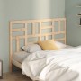 Solid pine wood bed headboard 146x4x104 cm by , Headboards and footboards - Ref: Foro24-818190, Price: 53,39 €, Discount: %