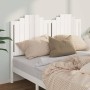 Solid white pine wood bed headboard 156x4x110 cm by , Headboards and footboards - Ref: Foro24-818476, Price: 82,23 €, Discoun...