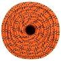 Orange polypropylene boat rope 8 mm 50 m by , Ropes and metal cords - Ref: Foro24-152661, Price: 18,77 €, Discount: %