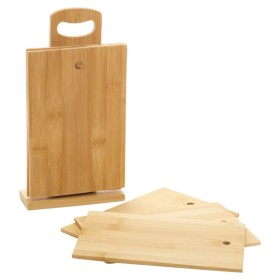 Excellent Houseware Juego de tablas de cortar con soporte 7 pzas bambú de , Tablas de cortar - Ref: Foro24-447453, Precio: 21...