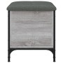 Sonoma gray engineered wood storage bench 42x42x45 cm by , Benches for halls and storage - Ref: Foro24-835135, Price: 49,60 €...