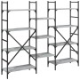 Sonoma gray engineered wood shelving 160x28.5x136.5 cm by , Bookcases and shelves - Ref: Foro24-838876, Price: 97,59 €, Disco...