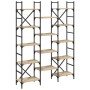 Sonoma oak engineered wood shelving 127.5x28.5x172.5cm by , Bookcases and shelves - Ref: Foro24-838869, Price: 111,70 €, Disc...