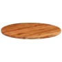 Round table top solid acacia wood Ø80x3.8 cm by , Table tops - Ref: Foro24-370055, Price: 110,67 €, Discount: %