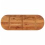 Oval table top solid acacia wood 110x40x3.8 cm by , Table tops - Ref: Foro24-370095, Price: 72,91 €, Discount: %