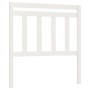 Solid white pine wood bed headboard 106x4x100 cm by , Headboards and footboards - Ref: Foro24-814080, Price: 65,97 €, Discoun...