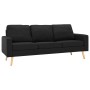 3 seater black fabric sofa by , Sofas - Ref: Foro24-288722, Price: 391,27 €, Discount: %