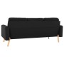 3 seater black fabric sofa by , Sofas - Ref: Foro24-288722, Price: 391,27 €, Discount: %