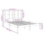 Estructura de cama de matrimonio madera maciza 135x190 cm de , Camas y somieres - Ref: Foro24-3105575, Precio: 132,14 €, Desc...