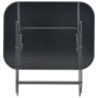 Mesa de jardín plegable vidrio y acero gris 100x75x72 cm de vidaXL, Mesas de jardín - Ref: Foro24-44711, Precio: 108,94 €, De...