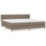 Boxspringbett mit taupegrauer Stoffmatratze 200x200 cm von , Betten und Lattenroste - Ref: Foro24-3126833, Preis: 614,58 €, R...