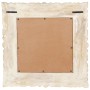 Solid white mango wood mirror 50x50 cm by , Mirrors - Ref: Foro24-321632, Price: 65,21 €, Discount: %