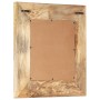 Handgeschnitzter Spiegel aus massivem Mangoholz 50x50x2,5 cm von , Spiegel - Ref: Foro24-321647, Preis: 65,45 €, Rabatt: %