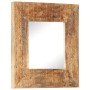 Espejo tallado a mano madera maciza de mango 50x50x2,5 cm de , Espejos - Ref: Foro24-321647, Precio: 65,45 €, Descuento: %