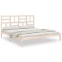 Estructura de cama madera maciza 180x200 cm de , Camas y somieres - Ref: Foro24-3105965, Precio: 144,99 €, Descuento: %