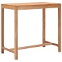 Mesa alta de jardín madera maciza de teca 110x60x105 cm de , Mesas de jardín - Ref: Foro24-287234, Precio: 187,36 €, Descuent...