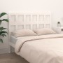 Solid white pine wood bed headboard 140.5x4x100 cm by , Headboards and footboards - Ref: Foro24-818916, Price: 58,65 €, Disco...