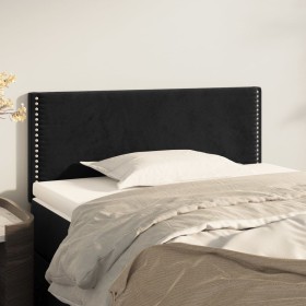 Black velvet headboard 100x5x78/88 cm by , Headboards and footboards - Ref: Foro24-345920, Price: 48,99 €, Discount: %