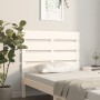 Solid white pine wood headboard 90x3x80 cm by , Headboards and footboards - Ref: Foro24-821328, Price: 53,99 €, Discount: %