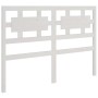 Estructura de cama de madera maciza blanca 135x190 cm de , Camas y somieres - Ref: Foro24-3105641, Precio: 137,99 €, Descuent...