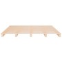 Solid pine wood bed frame 120x200 cm by , Beds and slatted bases - Ref: Foro24-3120127, Price: 162,21 €, Discount: %