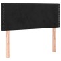 Black velvet headboard with LED 100x5x78/88 cm by , Headboards and footboards - Ref: Foro24-3121516, Price: 47,01 €, Discount: %