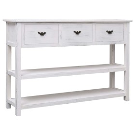 Aged white wooden sideboard 115x30x76 cm by , Sideboards - Ref: Foro24-284172, Price: 155,53 €, Discount: %