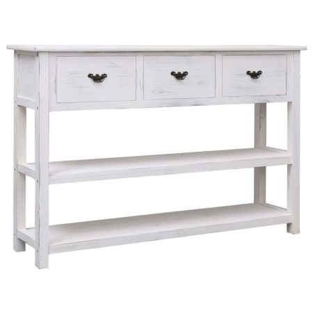 Aparador de madera blanco envejecido 115x30x76 cm de , Aparadores - Ref: Foro24-284172, Precio: 174,11 €, Descuento: %