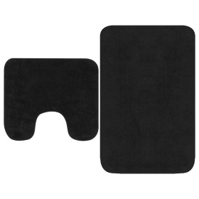 Set of 2 anthracite fabric bath mats by vidaXL, Rugs and bath mats - Ref: Foro24-133229, Price: 21,76 €, Discount: %