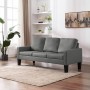 Graues 3-Sitzer-Sofa aus Kunstleder von , Sofas - Ref: Foro24-288761, Preis: 376,58 €, Rabatt: %