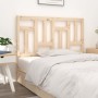 Solid pine wood bed headboard 140.5x4x100 cm by , Headboards and footboards - Ref: Foro24-818965, Price: 53,92 €, Discount: %