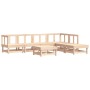 Juego de muebles de jardín 7 piezas madera maciza de pino de , Conjuntos de jardín - Ref: Foro24-3186403, Precio: 321,41 €, D...