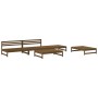 Gartensofa-Set 5-teilig, massives Kiefernholz, honigbraun von , Gartensets - Ref: Foro24-3186602, Preis: 472,25 €, Rabatt: %