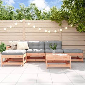 Garden furniture set 6 pieces solid wood Douglas fir by , Garden sets - Ref: Foro24-3186324, Price: 296,99 €, Discount: %