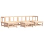 Juego de muebles de jardín 7 piezas madera maciza de pino de , Conjuntos de jardín - Ref: Foro24-3186347, Precio: 313,01 €, D...