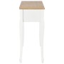 Console table with 3 white drawers by vidaXL, Side tables - Ref: Foro24-280044, Price: 156,08 €, Discount: %