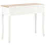 Console table with 3 white drawers by vidaXL, Side tables - Ref: Foro24-280044, Price: 156,08 €, Discount: %