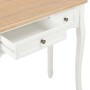 Console table with 3 white drawers by vidaXL, Side tables - Ref: Foro24-280044, Price: 156,08 €, Discount: %