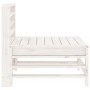 Central garden sofa solid white pine wood by , Modular outdoor sofas - Ref: Foro24-825612, Price: 73,51 €, Discount: %