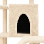 Rascador para gatos con postes de sisal color crema 97 cm de , Mobiliario para gatos - Ref: Foro24-172097, Precio: 44,25 €, D...