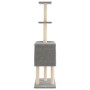 Cat scratching post with light gray sisal posts 145 cm by , Cat furniture - Ref: Foro24-172095, Price: 45,99 €, Discount: %